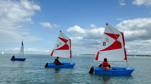 Stage optimist (7-12ans) vacances printemps/automne